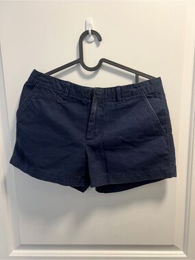 GAP Women's Dark Navy Cotton Bermuda Shorts